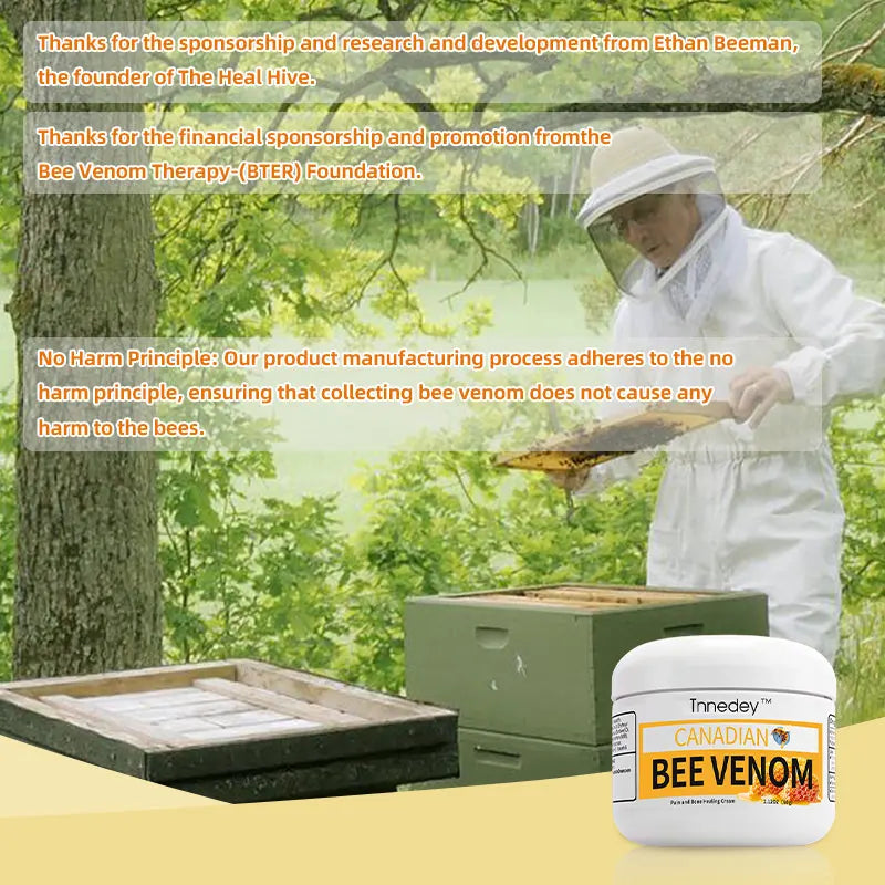 👨‍⚕🦴𝐓𝐧𝐧𝐞𝐝𝐞𝐲™ Canadese honingbijen Venom Pijn- en Botgenezende Crème (NHS goedgekeurd👨‍⚕️)🐝 (Beperkte Tijdsaanbieding Laatste 25 Minuten )💥🐝