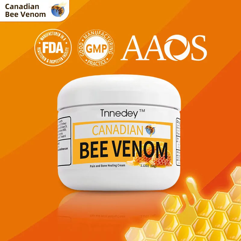 👨‍⚕🦴𝐓𝐧𝐧𝐞𝐝𝐞𝐲™ Canadese honingbijen Venom Pijn- en Botgenezende Crème (NHS goedgekeurd👨‍⚕️)🐝 (Beperkte Tijdsaanbieding Laatste 25 Minuten )💥🐝