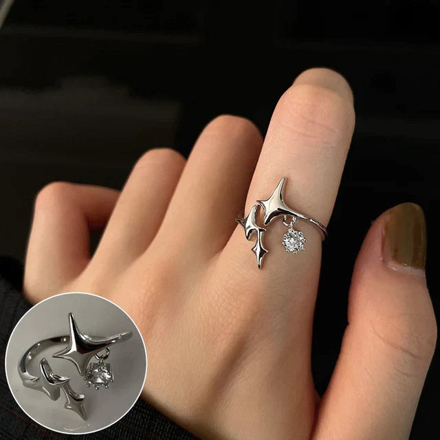 Minimalistische Ring für Frauen Mode Kreative Unregelmäßige Geometrische Aestethic Offene Ringe Geburtstag Party Schmuck Geschenk