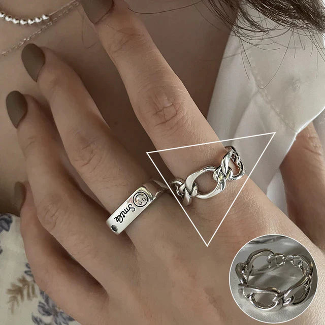 Minimalistische Ring für Frauen Mode Kreative Unregelmäßige Geometrische Aestethic Offene Ringe Geburtstag Party Schmuck Geschenk